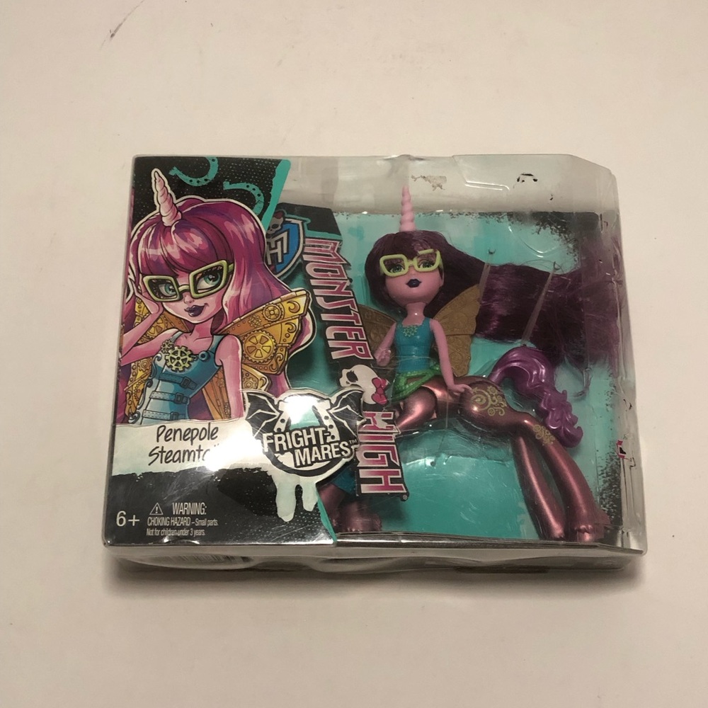 RARE Monster High G1 Penepole Steamtail Fright Mares Doll NIB